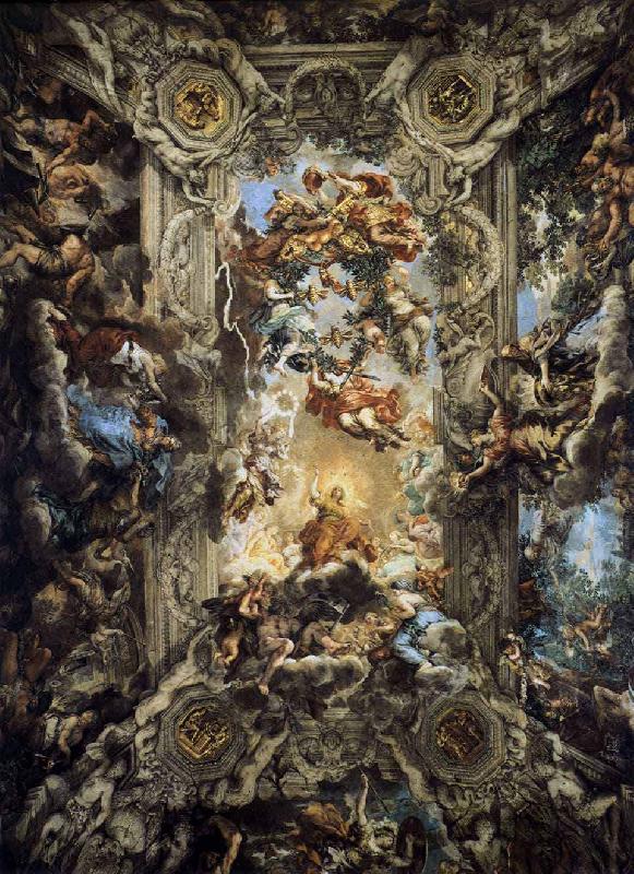 Pietro da Cortona Allegory of Divine Providence and Barberini Power oil painting picture